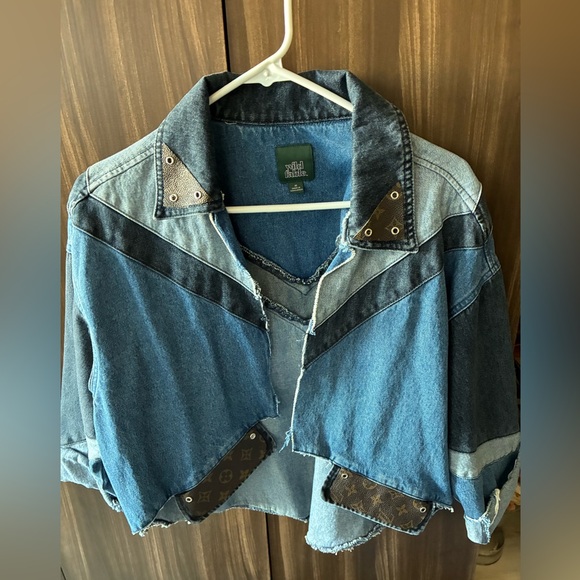 Stylish hand made Blue Denim Jacket - Picture 1 of 6